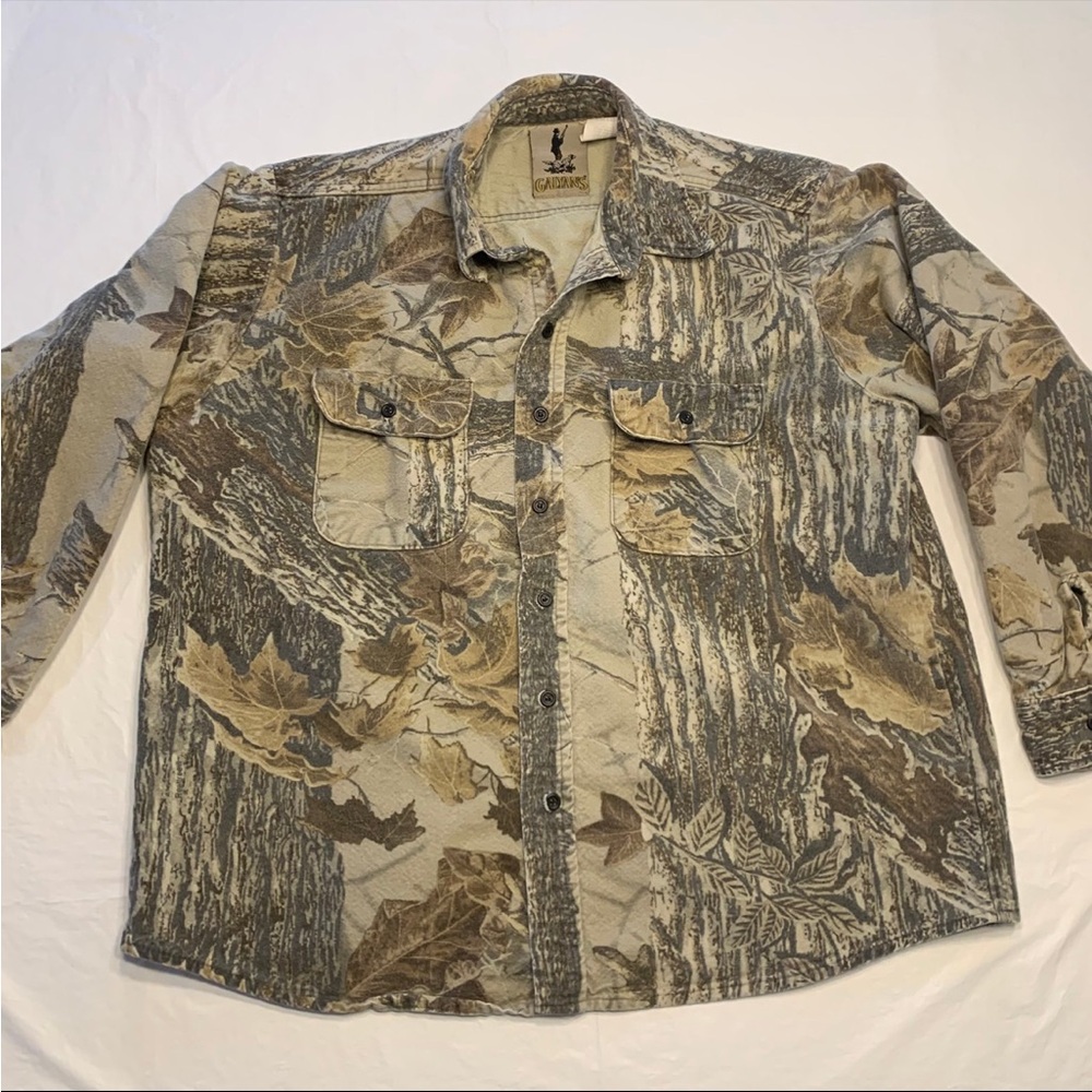 Vintage camo flannel shirt